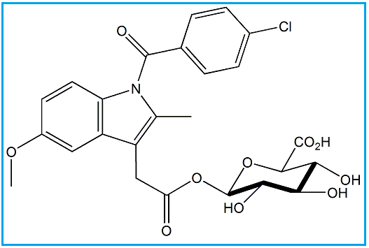INDOMETHACIN ACYL-Β-D-GLUCURONIDE / INDOMETHACIN GLUCURONIDE